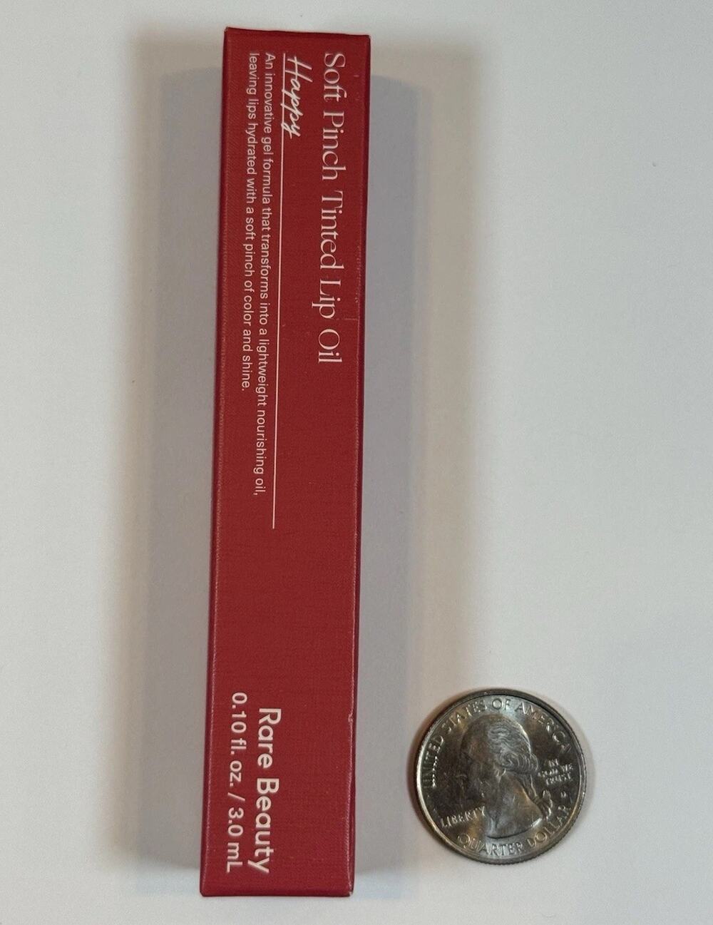 Rare Beauty Soft Pinch Tinted Lip Oil, Happy, Hydrating Shine 0.10 fl oz / 3 mL
